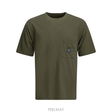KAPITAL [V90]KAPITAL EK 1223SCKHAKI ���� Ƽ���� ���� ���� Pennant Crew Neck T[V90]KAPITAL EK 1223SCKHAKI ���� Ƽ���� ���� ���� Penn