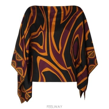 Emilio Pucci [S27]���и���Ǫġ 6URM656U741019 ���� �߽�Ƽ�� �μҸ� Ƽ���� ���� ũ��Ƽ ����콺 ���� ž[S27]���и���Ǫġ 6URM656U741019 ���� �߽�Ƽ�� �μҸ� 
