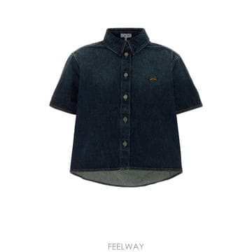 Loewe [X45]�ο��� S359Y1DX27 DARKBLUE ���� ���� ���� ����콺 Blue denim shirt[X45]�ο��� S359Y1DX27 DARKBLUE ���� ���� ���� �����
