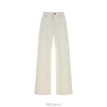 Loewe [X45]�ο��� S359Y11XF8 WHITE ���� ���� û���� �� ������ White denim jeans[X45]�ο��� S359Y11XF8 WHITE ���� ���� û���� �� ����