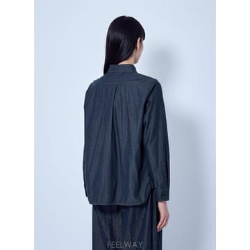 26 F/W 막스마라 버튼다운 데님 셔츠 2621116022600 0 B0112327705