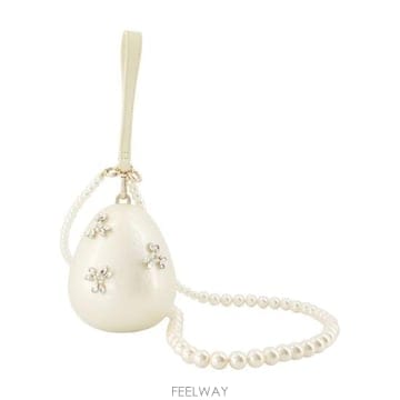 26FW 시몬로샤 크로스백 BAG110ECB 0773 PEARL PEARL CLEAR4 IVORY