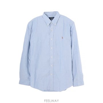랄프 로렌 커스텀 핏 옥스포드 셔츠 라이트 블루 710792041002
