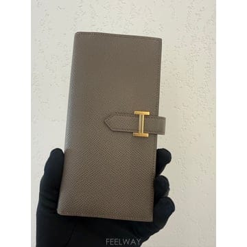 에르메스 파링 베안장지갑 상태 A+ 에땅 앱송 금장