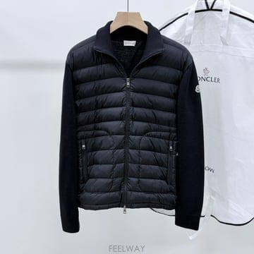 [A급/2XL] 몽클레어 니트패딩 김현우 니트패딩 블랙