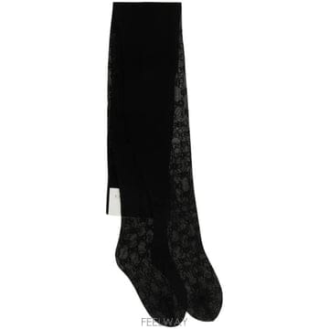 26FW 구찌 GG 스트레치 나일론 타이츠 A00640 3GARH1000 BLACK