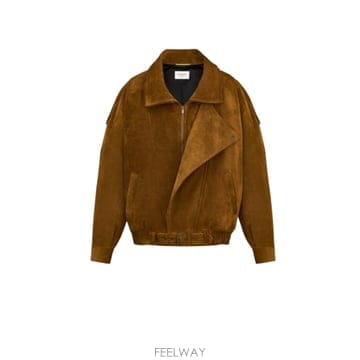 인더샵 SAINT LAURENT 생로랑 오버핏 스웨이드 자켓