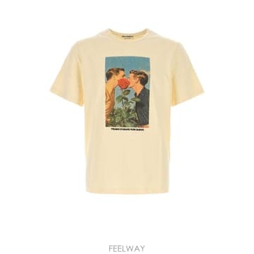 인더샵 JW ANDERSON JW 앤더슨 옐로우 반팔 티셔츠