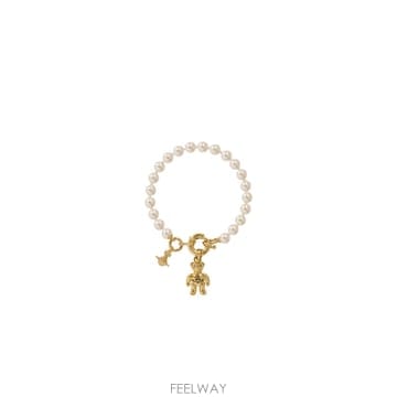인더샵 Vivienne Westwood 비비안 웨스트우드 화이트 팔찌