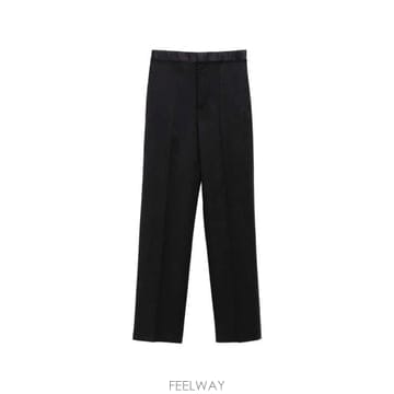 26FW 마르지엘라 스트레이트 팬츠 S67KA0094M35859 900 BLACK