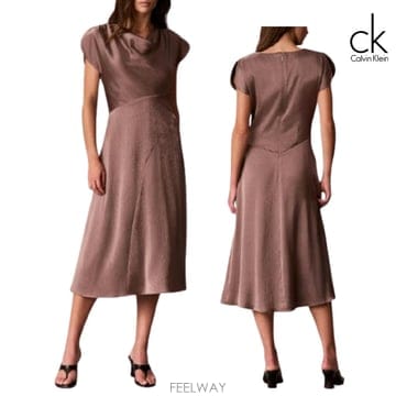 Calvin Klein Ķ��Ŭ���� ���ǽ� ���� �ظӵ� ��ƾ �巹�� ����Ķ��Ŭ���� ���ǽ� ���� �ظӵ� ��ƾ �巹�� ����