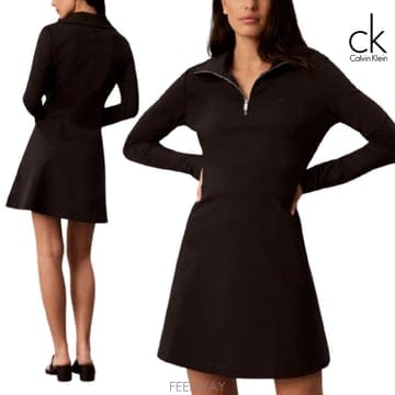 Calvin Klein Ķ��Ŭ���� ���ǽ� ���� ���ͷ� ���� ���� �巹�� ����Ķ��Ŭ���� ���ǽ� ���� ���ͷ� ���� ���� �巹�� ����