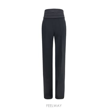 [B1] 에르마노 설비노 D496P719TEILM 바지 팬츠 트라우저 여성 D496P719TEILM95708