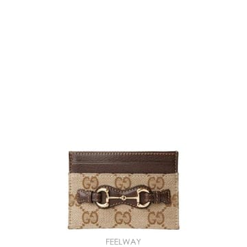 26FW 구찌 홀스빗 카드 케이스 A006YR FAGH89651 BEIGE