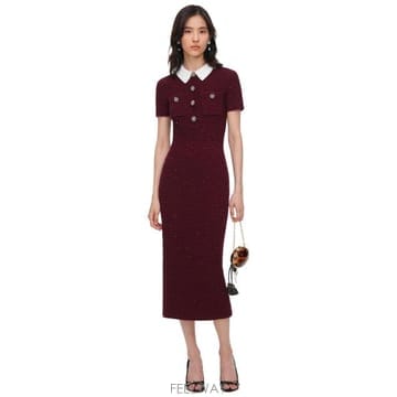 Self Portrait 26FW ���� ��Ʈ����Ʈ �̵� ���ǽ� SC26091MBU BURGUNDY ROSSO26FW ���� ��Ʈ����Ʈ �̵� ���ǽ� SC26091MBU BURGUNDY R