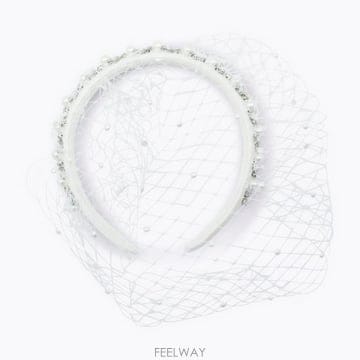 26SS 셀프 포트레이트 헤어 액세서리 SS26621HW WHITE