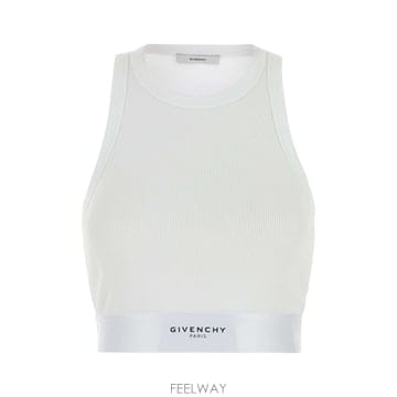 지방시 크롭 탱크 탑 BW70FNR2Q3 100 B0441723599