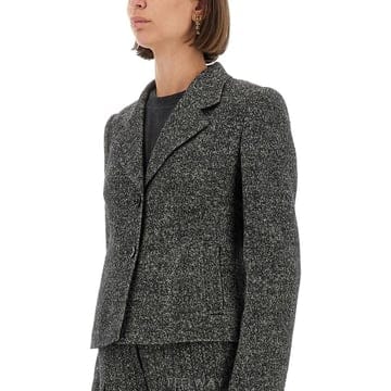 25 F/W 돌체 앤 가바나 싱글브레스트 자켓 인 울 블렌드 도트 F B0041766354
