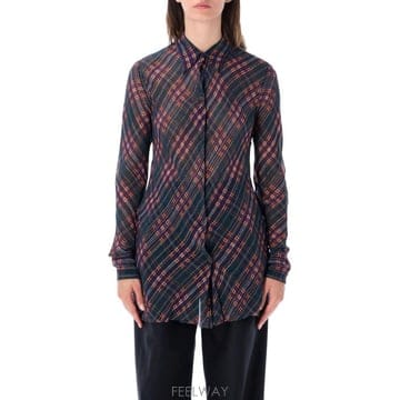 Dries Van Noten 26FW �帮�� �� ��ư ���� Ƽ���� 2620107174272 504 BLUE26FW �帮�� �� ��ư ���� Ƽ���� 2620107174272 504 BLUE