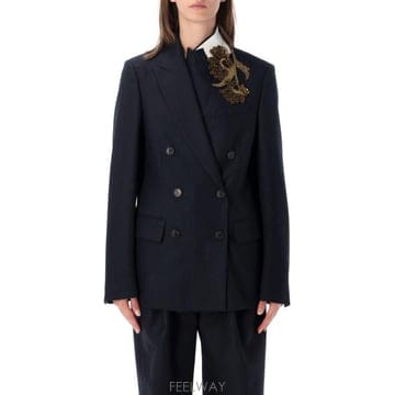 Dries Van Noten 26FW �帮�� �� ��ư ��Ʈ ���� 2620104194193 509 BLU26FW �帮�� �� ��ư ��Ʈ ���� 2620104194193 509 BLU