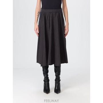 [A6] 발렌시아가 838770TST05 여성 미디 스커트 838770TST05-1000