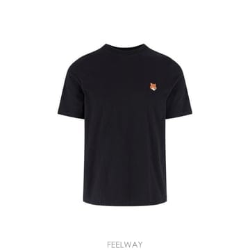 Maison Kitsune 26FW ����Ű���� ���� ��� ���ַ� Ƽ���� PM00107KJ7026 P199 BLACK26FW ����Ű���� ���� ��� ���ַ� Ƽ���� PM00107KJ7026 