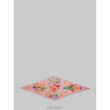 26 F/W 구찌 프린트 실크 트윌 DIAMONDSHAPED 스카프  B0022328403