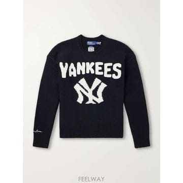 폴로 랄프로렌 MLB 로고 울 & 알파카 스웨터 710B27165 B0082328570