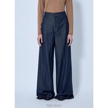 26 F/W 막스마라 와이드레그 데님 트라우저 262113603260 B0112327732