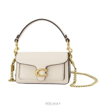 26 F/W 코치 참 타비 COACH 레더 아이보리 CCZ00-B4/ B0732296170
