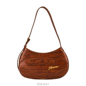 26 F/W 카사블랑카 슬림 바이커 숄더 백 CASABLANCA 레더 B0732297485