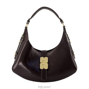 26 F/W 가니 캣 스몰 지갑 GANNI 신세틱 브라운 C10400 B0732297498