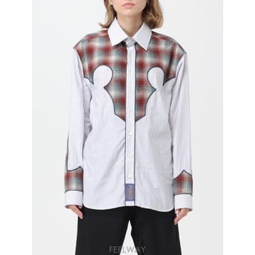 [A6] 메종 마르지엘라 S67DT0008S78214 여성 미디 스커트 S67DT0008S78214-001F