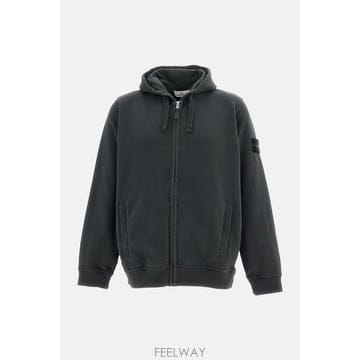 26 F/W 스톤 아일랜드 브러쉬 오가닉 코튼 후리스 지퍼 후드 맨투 B0032257979