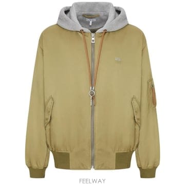 26 F/W 로에베 봄버 인 TESSUTO 테크닉 VERDE H526 B0742312789