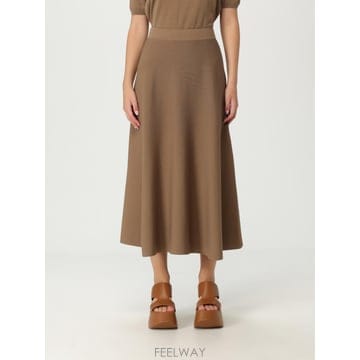 [A6] 막스마라 2521306018600 여성 미디 스커트 2521306018600-004