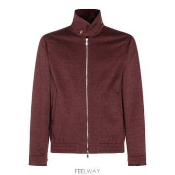 브루넬로 쿠치넬리 봄버자켓 Dark Red