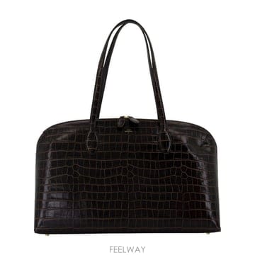 25 F/W 토템 데이 쇼퍼 백 TOTEME 레더 브라운 252-WA B0731696697
