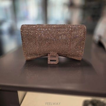 발렌시아가 아워글래스 라인스톤 체인백 656050 2AAFH 5582