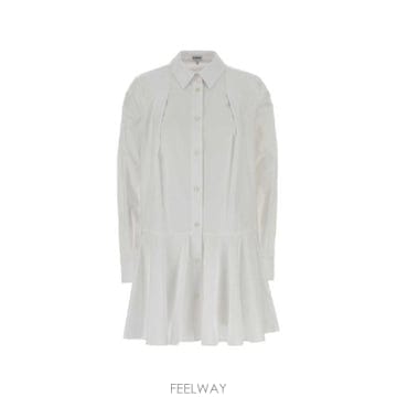 Loewe �׶�����Ÿ �ؿ� �ο��� ���� COTTON ����DRESS S540Y09XXN2100�׶�����Ÿ �ؿ� �ο��� ���� COTTON ����DRESS S540Y09XX