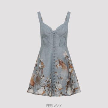 Zimmermann 26FW ���Ӹ� �� ���ǽ� 0247DF263 BBF BLUE BIRD FLORAL26FW ���Ӹ� �� ���ǽ� 0247DF263 BBF BLUE BIRD FLORAL