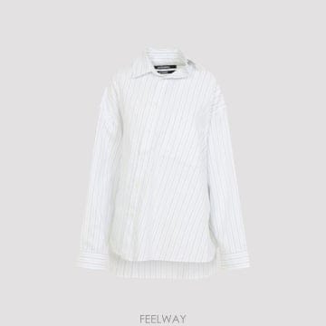 Jacquemus 26FW ��ũ���� ���� SHW00086AW00935 1RD STRIPE WHITE BLUE26FW ��ũ���� ���� SHW00086AW00935 1RD STRIPE WHITE BL