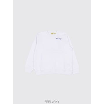 [A6] 오프화이트 키즈 OBBA001S26FLE004 키즈 스웨터 OBBA001S26FLE004-100