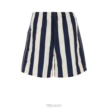 26SS 아미 롱 스트라이프 스윔수트 HBW316AW0027 A027 Stripped