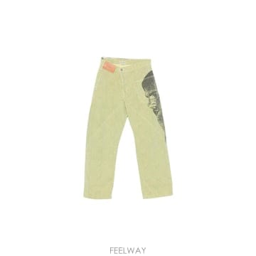 인더샵 JW ANDERSON JW 앤더슨 옐로우 데님 팬츠