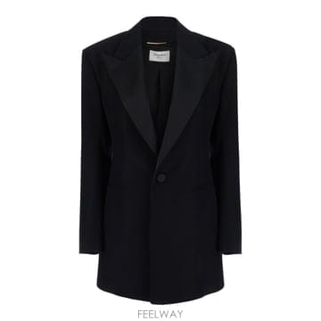 인더샵 SAINT LAURENT 생로랑 블랙 테일러드 자켓