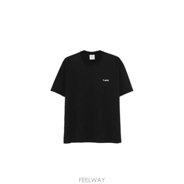 인더샵 VETEMENTS 베트멍 블랙 반팔 티셔츠