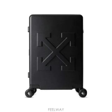 인더샵 Off-White 오프화이트 블랙 수트케이스