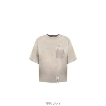 인더샵 Maison MIHARA YASUHIRO 메종 미하라 야스히로 베이지 반팔 티셔츠