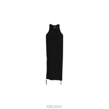 인더샵 Y-3 와이쓰리 블랙 미디 드레스